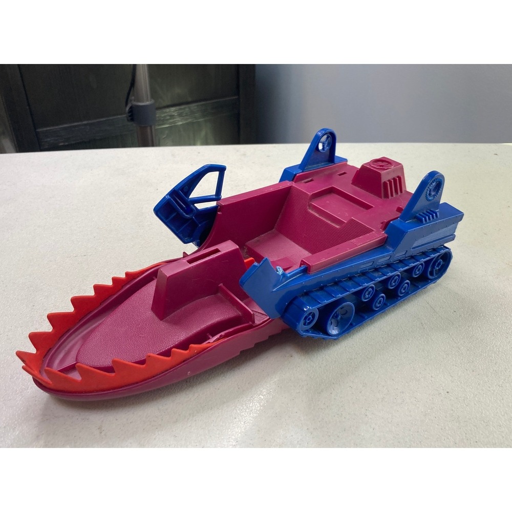 Vintage 1983 Mattel MOTU He-Man Land Shark Vehicle Incomplete Broken Window